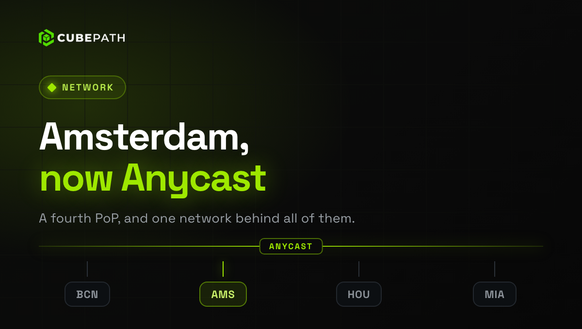 Ámsterdam y red Anycast