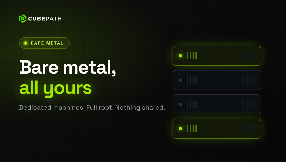 Salen a la venta los servidores bare metal