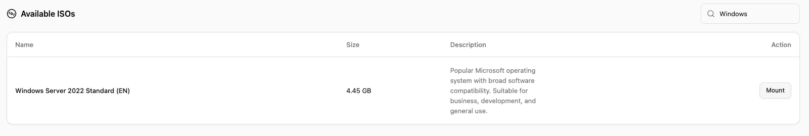 Unmount the ISO after installation