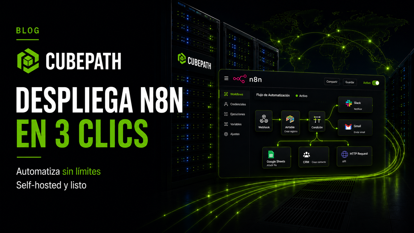 Despliega N8N en 3 clics en tu VPS y automatiza sin límites