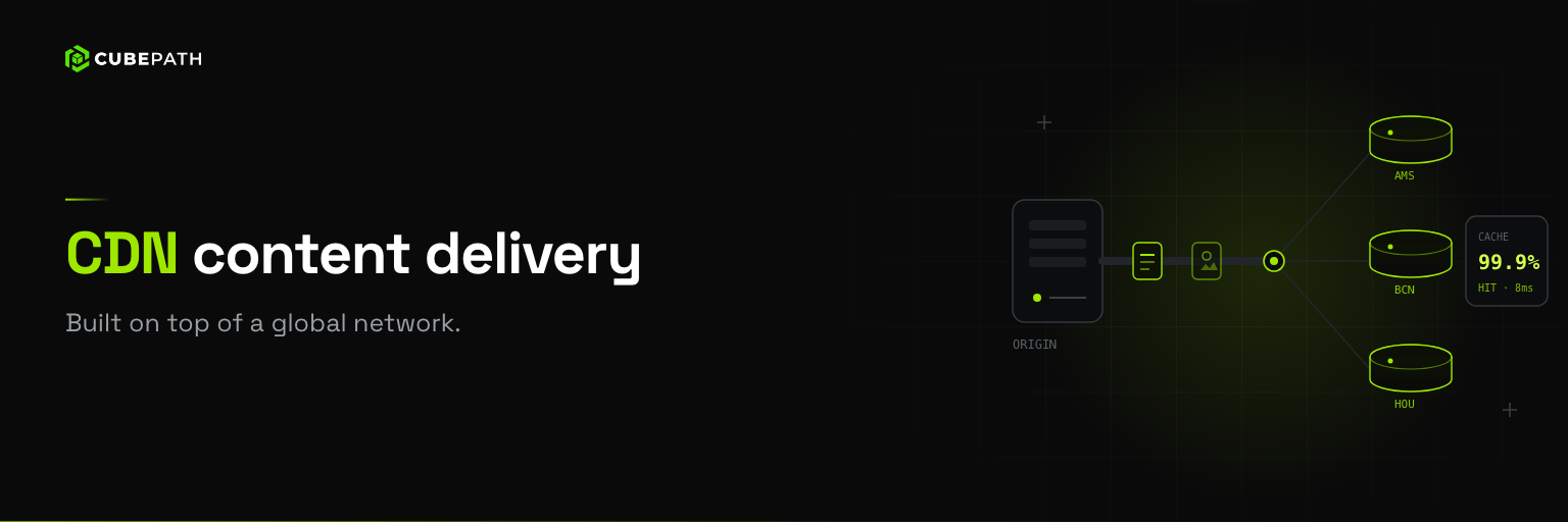 CubePath CDN: Content Delivery Built on Top of a Global Network